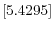  \left[5.4295\right] 