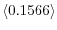  \left\langle 0.1566\right\rangle 