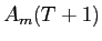 LaTex Encoded Math: \displaystyle A_{m}(T+1)