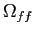 $ \Omega_{ff}$