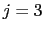 j=3