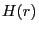 H(r)