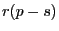 r(p-s)