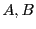  A, B