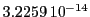  3.2259\,{10}^{-14}