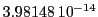  3.98148\,{10}^{-14}