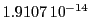  1.9107\,{10}^{-14}