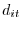 d_{it}