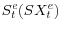S_t^e (SX_t^e )