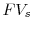  FV_{s}