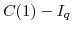  C(1)-I_{q}