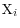 {\rm X}_i 