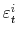  \varepsilon_{t}^{i}