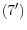 \left( {7'} \right)