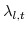  \lambda_{l,t}