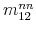  m_{12}^{nn}