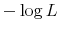  -\log L