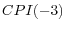 CPI(-3)