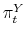  \pi_{t}^{Y}