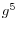 g^{5}