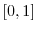  [0,1]