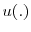  u(.)