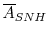  \overline {A}_{SNH}