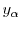  {y}_{\alpha}