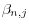 \beta _{n,j} 