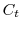  C_{t}