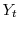  Y_{t}