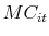 MC_{it}