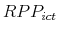  RPP_{ict}