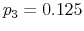  p_{3}=0.125