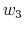  w_{3}