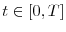  t\in \lbrack 0,T]