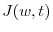  J(w,t)