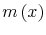  m\left( x\right) 