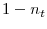  1-n_{t}