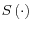 S\left( \cdot \right)