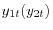 y_{1t} (y_{2t} )
