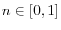 n\in \left[ {0,1} \right]