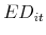 ED_{it}