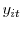 \displaystyle y_{it}