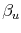  \beta_u