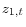 z_{1,t} 