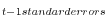 _{t-1 standard errors}