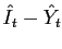 $ \hat{I}_{t}-\hat{Y}_{t}$