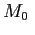 $ M_{0\text{ }}$