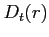 $D_{t}(r)$